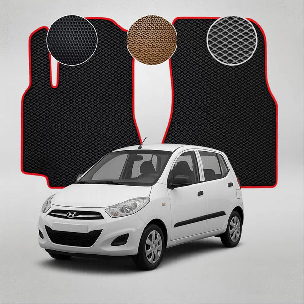 EVA grindų kilimėliai, skirti „Hyundai i10“ pirmosios kartos hečbekui (2007–2013 m.)