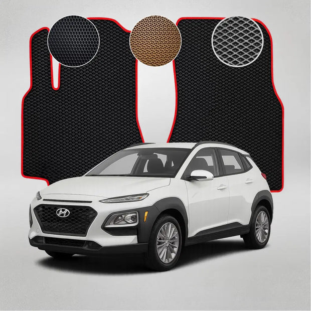 EVA grindų kilimėliai, skirti „Hyundai Kona“ pirmosios kartos krosoveriui (2017–2020 m.)