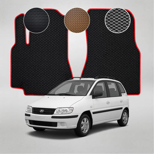 EVA grindų kilimėliai, skirti „Hyundai Matrix“ pirmosios kartos minivenui (2001–2010 m.)