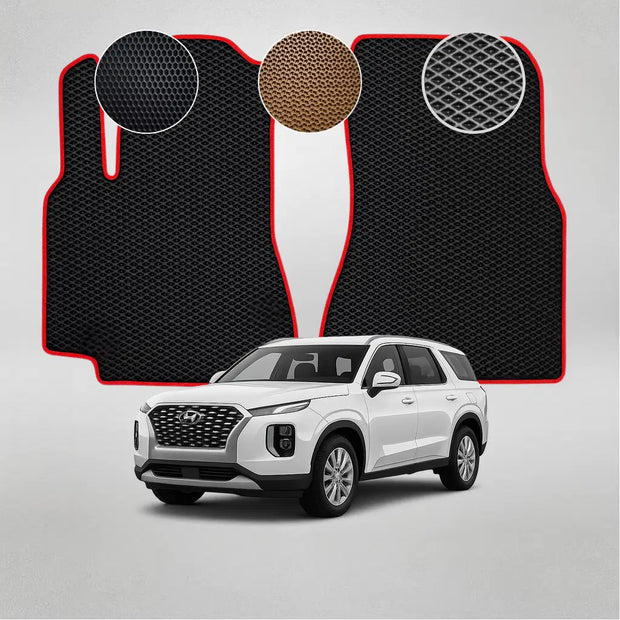 EVA grindų kilimėliai, skirti „Hyundai Palisade“ pirmosios kartos krosoveriui (nuo 2018 m.)