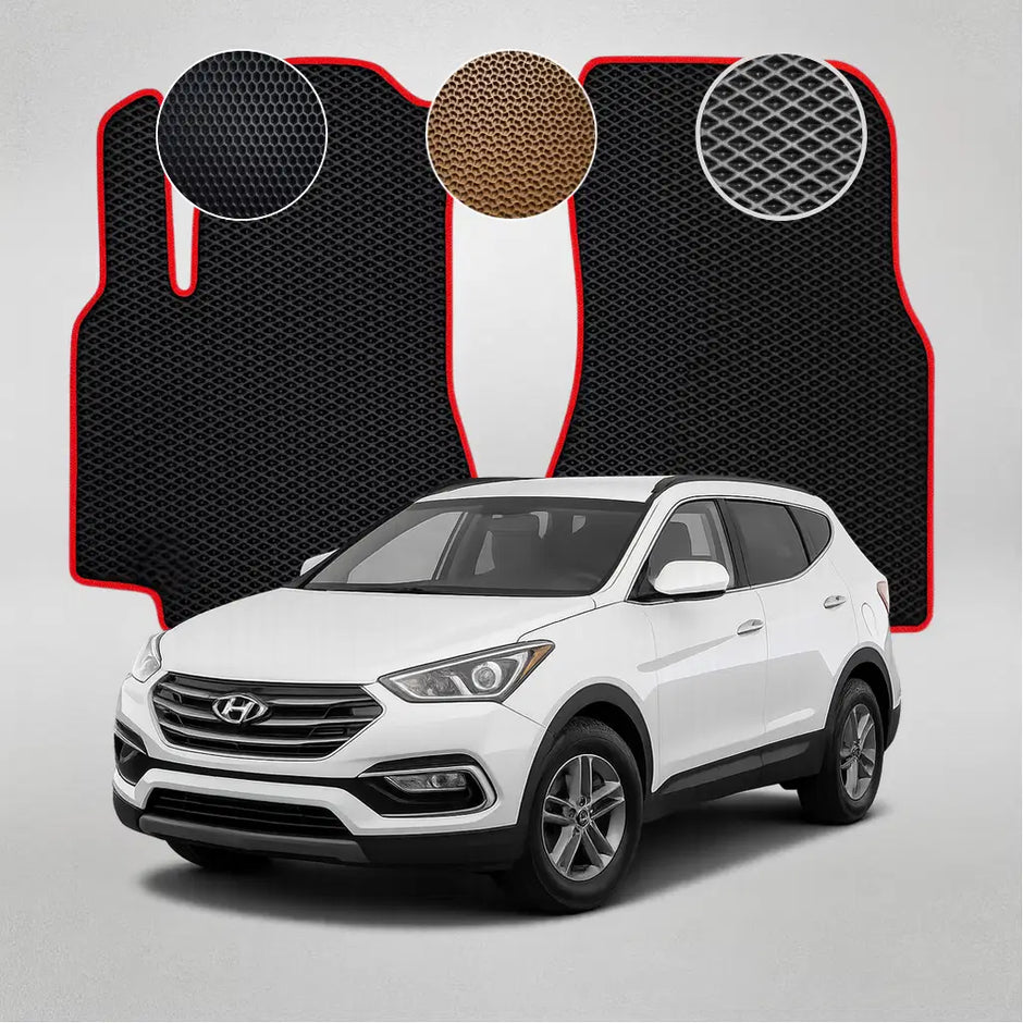 EVA grindų kilimėliai, skirti „Hyundai Santa Fe Sport“ 3-iosios kartos krosoveriui (2016–2018 m.)