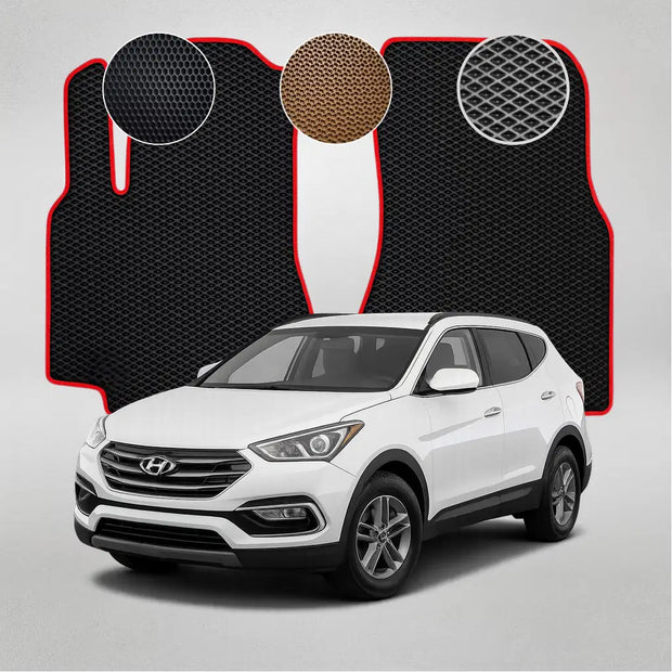 EVA grindų kilimėliai, skirti „Hyundai Santa Fe Sport“ 3-iosios kartos krosoveriui (2016–2018 m.)