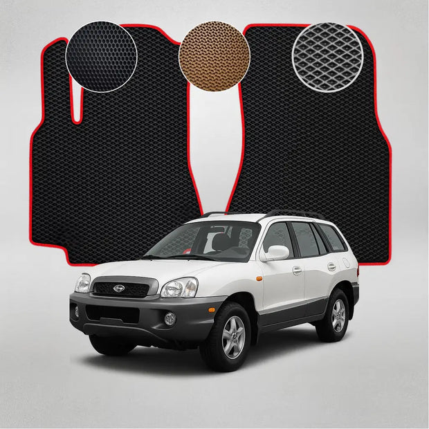 EVA grindų kilimėliai, skirti „Hyundai Santa Fe“ pirmosios kartos krosoveriui (2001–2006 m.)