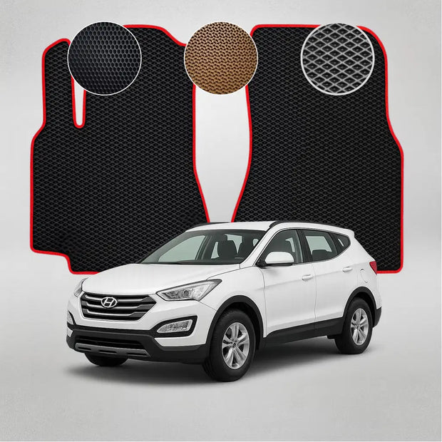 EVA grindų kilimėliai, skirti „Hyundai Santa Fe“ 3-iosios kartos krosoveriui (2012–2018 m.)