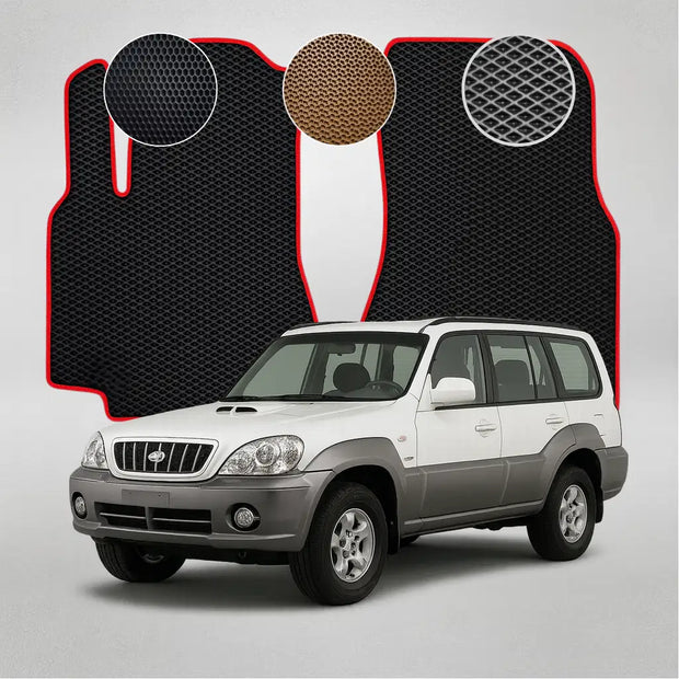 EVA grindų kilimėliai, skirti „Hyundai Terracan“ pirmosios kartos krosoveriui (2001–2007 m.)