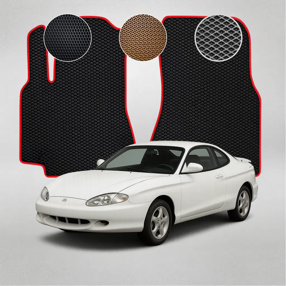 EVA grindų kilimėliai, skirti „Hyundai Tiburon“ pirmosios kartos kupė (1996–2002 m.)