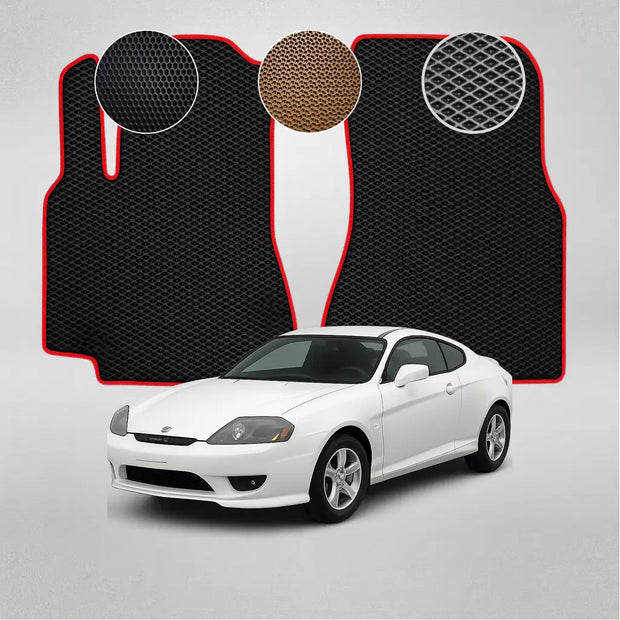 EVA grindų kilimėliai, skirti „Hyundai Tiburon“ antros kartos kupė (2002–2009 m.)