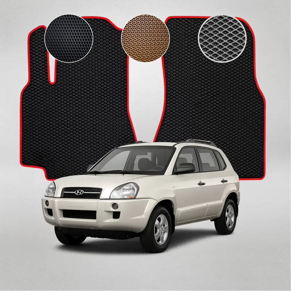 EVA grindų kilimėliai, skirti „Hyundai Tucson“ pirmosios kartos krosoveriui (2004–2010 m.)