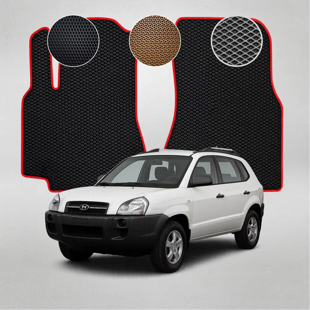 EVA grindų kilimėliai, skirti „Hyundai Tucson“ pirmosios kartos krosoveriui (2007–2010 m.)