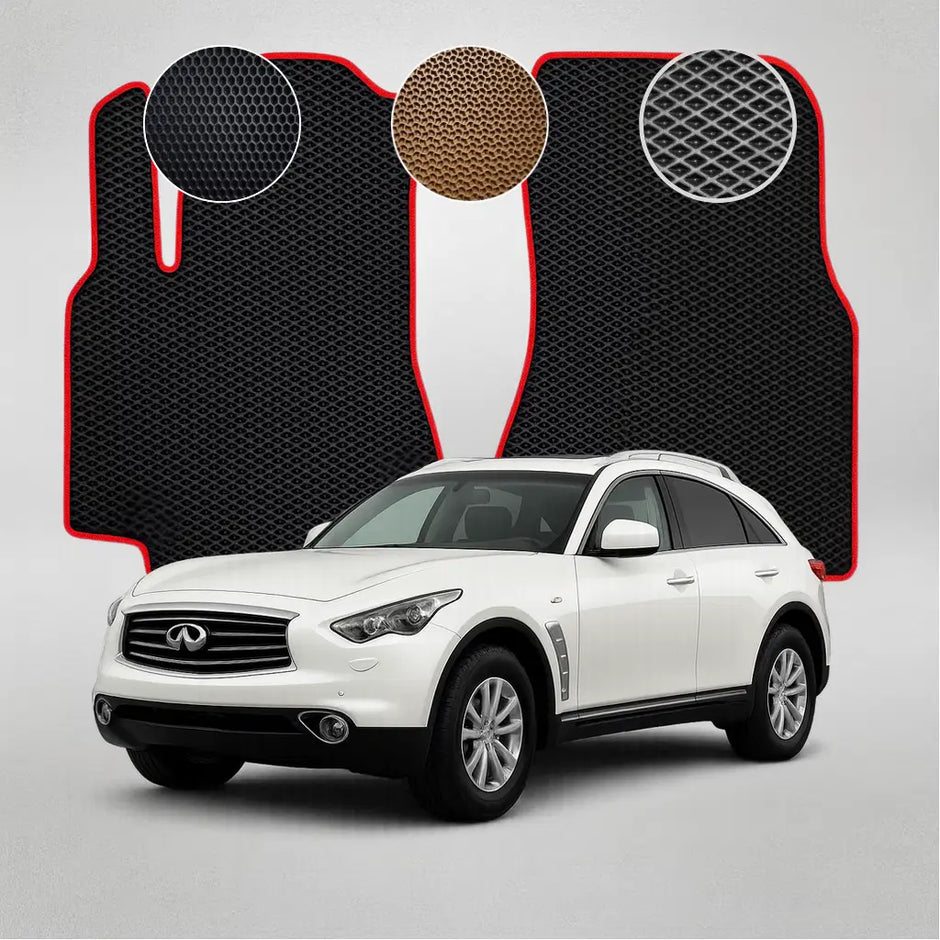 EVA grindų kilimėliai, skirti „Infiniti FX37“ antros kartos krosoveriui (2008–2013 m.)