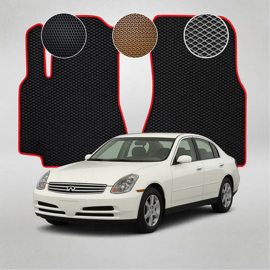 EVA grindų kilimėliai, skirti „Infiniti G35“ 3-iosios kartos sedanui (2003–2005 m.)