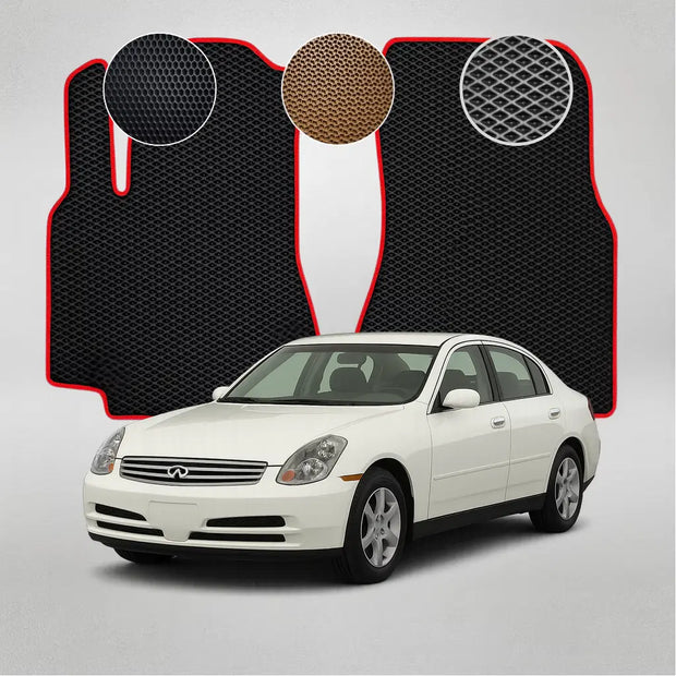 EVA grindų kilimėliai, skirti „Infiniti G35“ 3-iosios kartos sedanui (2003–2005 m.)