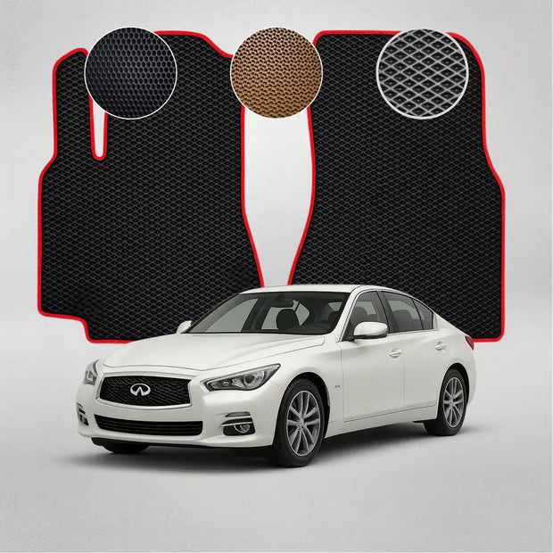 EVA grindų kilimėliai, skirti „Infiniti Q50“ pirmosios kartos sedanui (nuo 2013 m.)