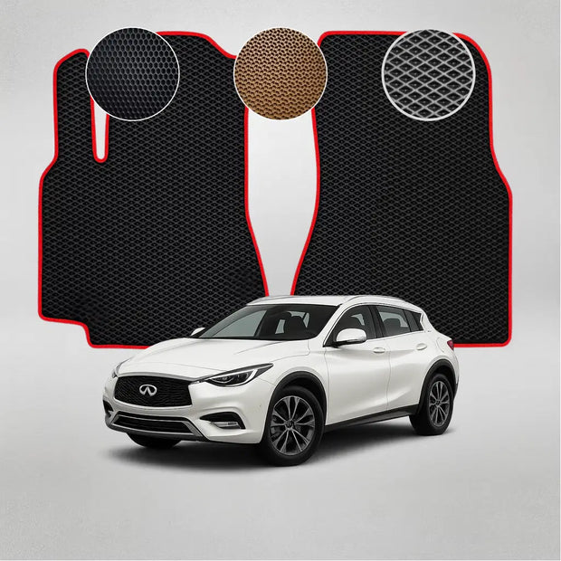 EVA grindų kilimėliai, skirti „Infiniti QX30“ pirmosios kartos krosoveriui (nuo 2016 m.)