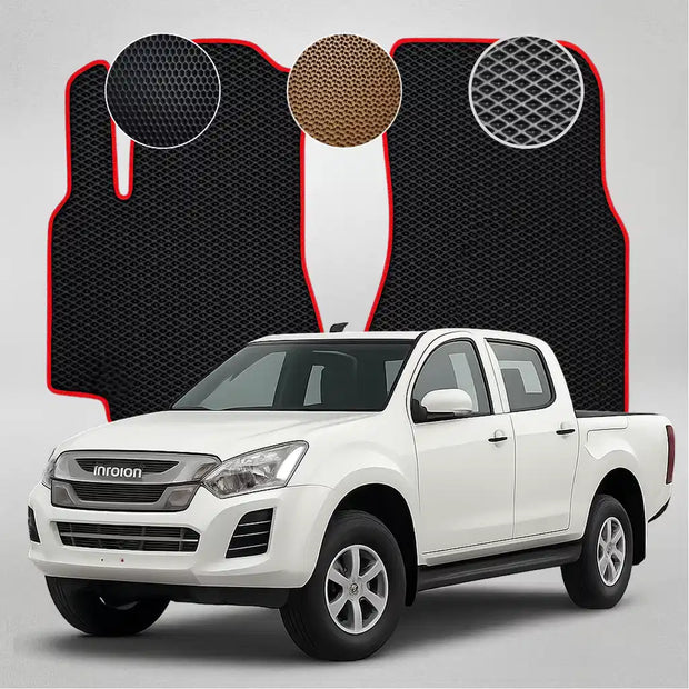 EVA grindų kilimėliai, skirti „Isuzu D-Max“ 3-iosios kartos pikapui (nuo 2019 m.)