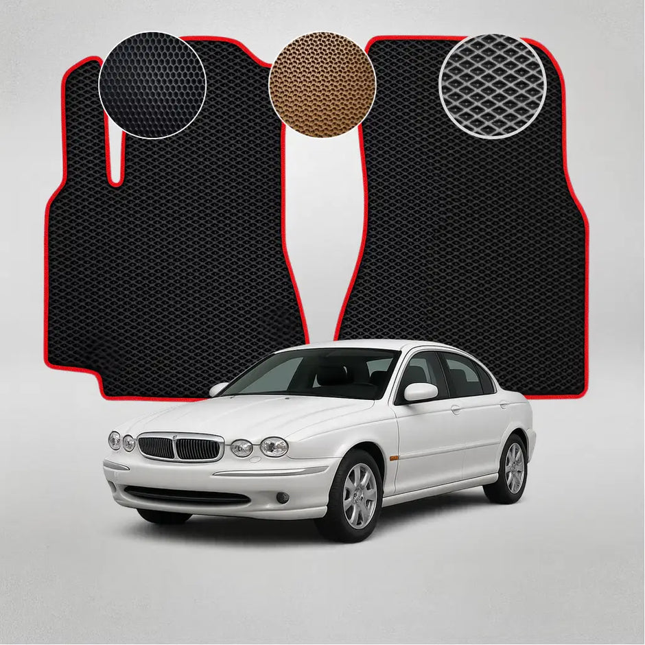 EVA grindų kilimėliai, skirti „Jaguar X-Type X400“ pirmosios kartos sedanui (2001–2007 m.)