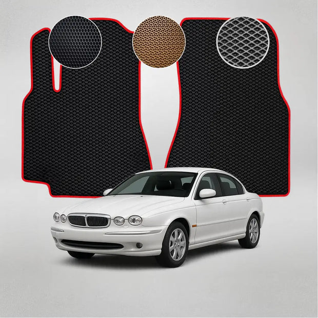 EVA grindų kilimėliai, skirti „Jaguar X-Type X400“ pirmosios kartos sedanui (2001–2007 m.)
