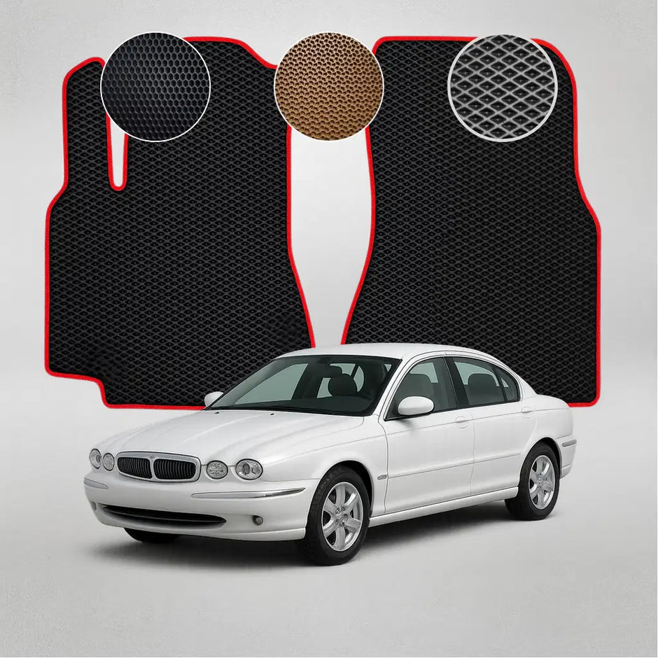 EVA grindų kilimėliai, skirti „Jaguar X-Type X400“ pirmosios kartos sedanui (2001–2009 m.)