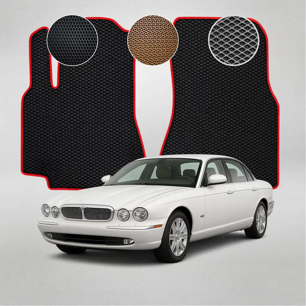 EVA grindų kilimėliai, skirti „Jaguar XJ Mark III“ (X350; X358) 3-iosios kartos sedanui (2003–2009 m.)