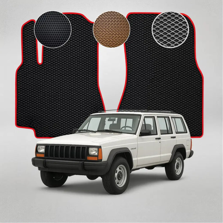 EVA grindų kilimėliai, skirti antros kartos „Jeep Cherokee“ krosoveriui (1984–2001 m.)