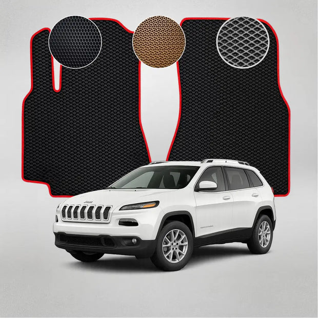 EVA grindų kilimėliai, skirti „Jeep Cherokee“ 5-osios kartos krosoveriui (nuo 2018 m.)