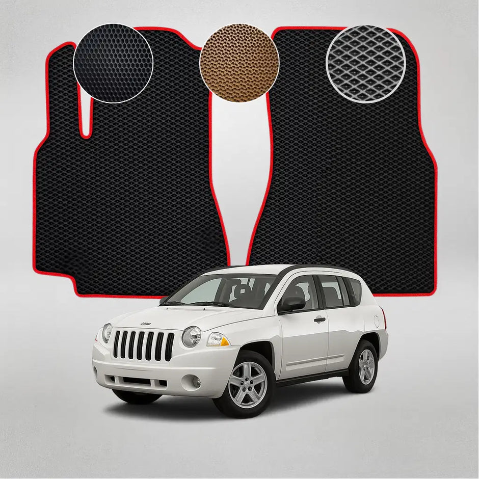 EVA grindų kilimėliai, skirti „Jeep Compass“ pirmosios kartos krosoveriui (2006–2011 m.)