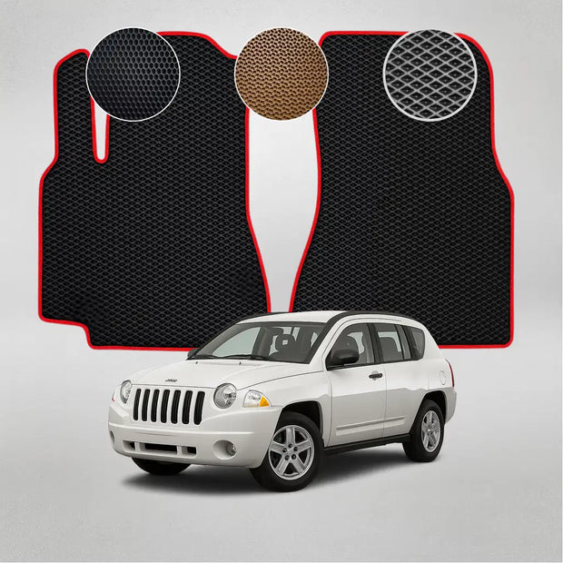 EVA grindų kilimėliai, skirti „Jeep Compass“ pirmosios kartos krosoveriui (2006–2011 m.)