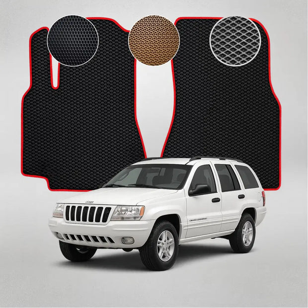 EVA grindų kilimėliai, skirti antros kartos „Jeep Grand Cherokee“ krosoveriui (1998–2004 m.)