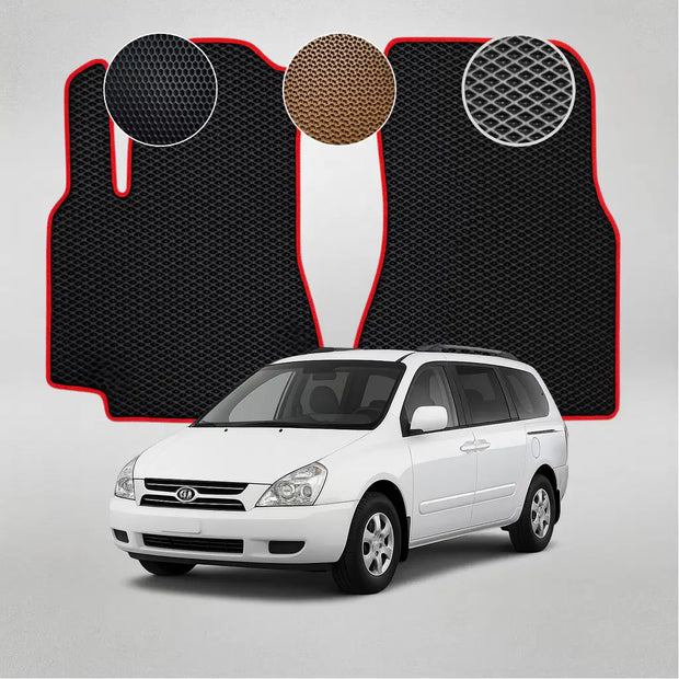 EVA kilimėliai Kia Carnival 3-iosios kartos minivenui (nuo 2014 m.)