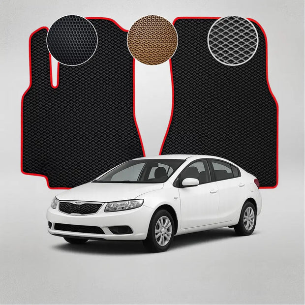 EVA grindų kilimėliai, skirti „Kia Cerato“ 3-iosios kartos sedanui (2012–2018 m.)