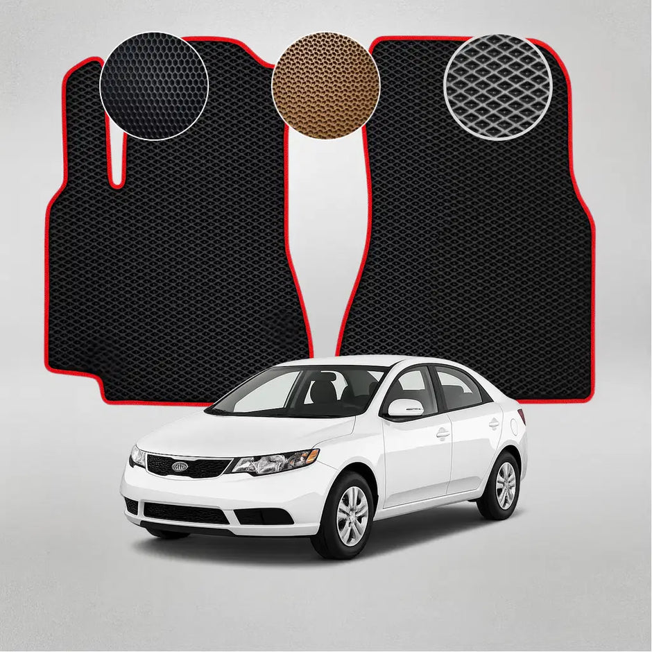 EVA grindų kilimėliai, skirti Kia Forte 2-os kartos sedanui (2012–2016 m.)