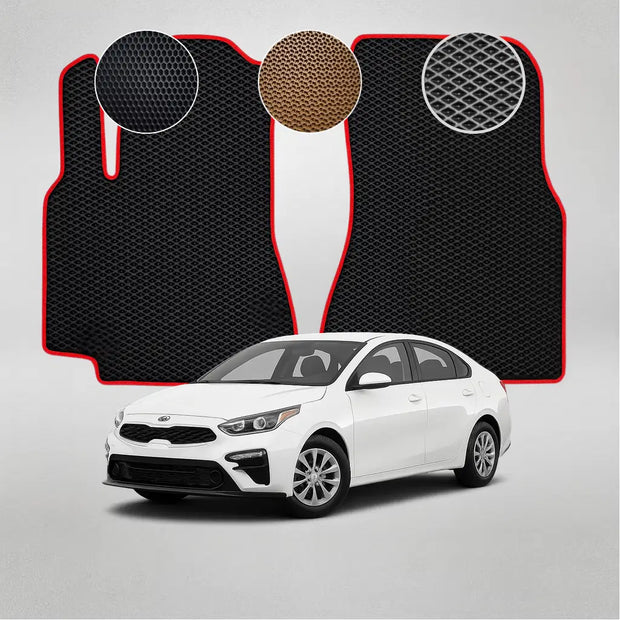 EVA grindų kilimėliai, skirti Kia Forte 3 kartos sedanui (2018–2021 m.)