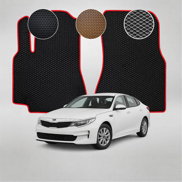 EVA grindų kilimėliai, skirti Kia Optima 4th gen sedanui (2015–2018 m.)