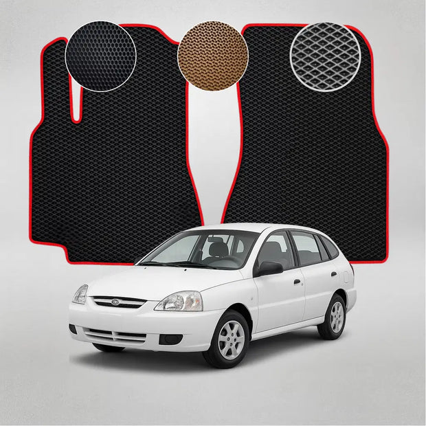 EVA grindų kilimėliai, skirti „Kia Rio“ pirmosios kartos hečbekui (2000–2005 m.)