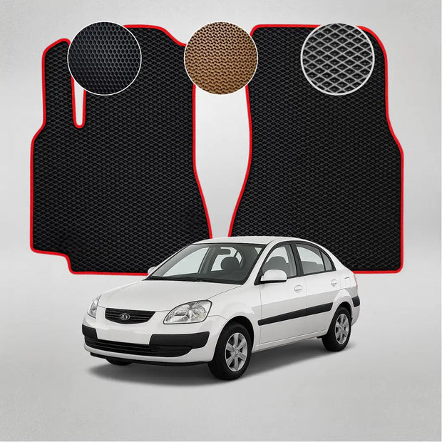 EVA grindų kilimėliai, skirti „Kia Rio“ antros kartos sedanui (2005–2011 m.)
