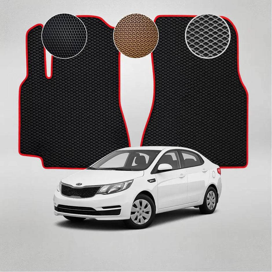 EVA grindų kilimėliai, skirti „Kia Rio“ 3-iosios kartos sedanui (2011–2017 m.)
