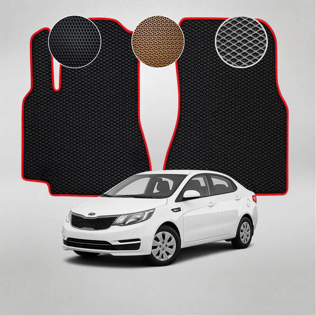 EVA grindų kilimėliai, skirti „Kia Rio“ 3-iosios kartos sedanui (2011–2017 m.)