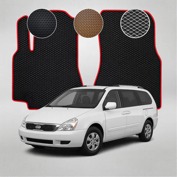 EVA kilimėliai Kia Sedona 3-iosios kartos minivenui (nuo 2014 m.)