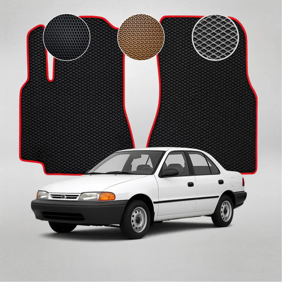 EVA grindų kilimėliai, skirti „Kia Sephia“ pirmosios kartos sedanui (1993–1998 m.)