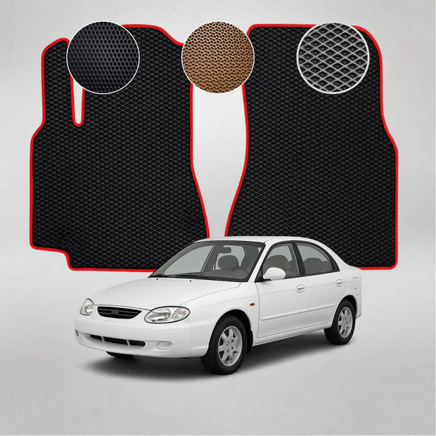 EVA grindų kilimėliai, skirti Kia Shuma (Sephia II) 2-os kartos sedanui (1998–2003 m.)