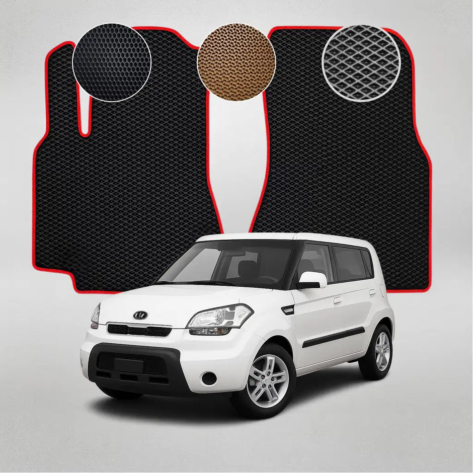 EVA grindų kilimėliai, skirti „Kia Soul“ pirmosios kartos krosoveriui (2008–2011 m.)