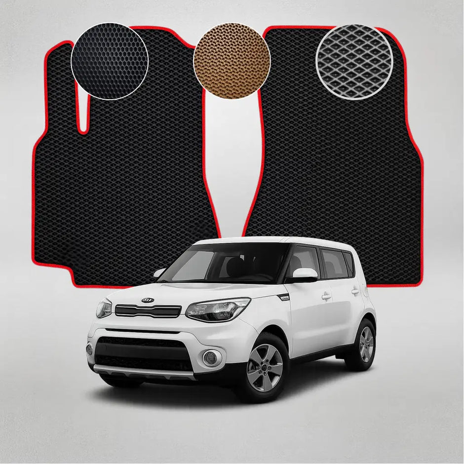 EVA grindų kilimėliai, skirti „Kia Soul“ antros kartos krosoveriui (2017–2019 m.)