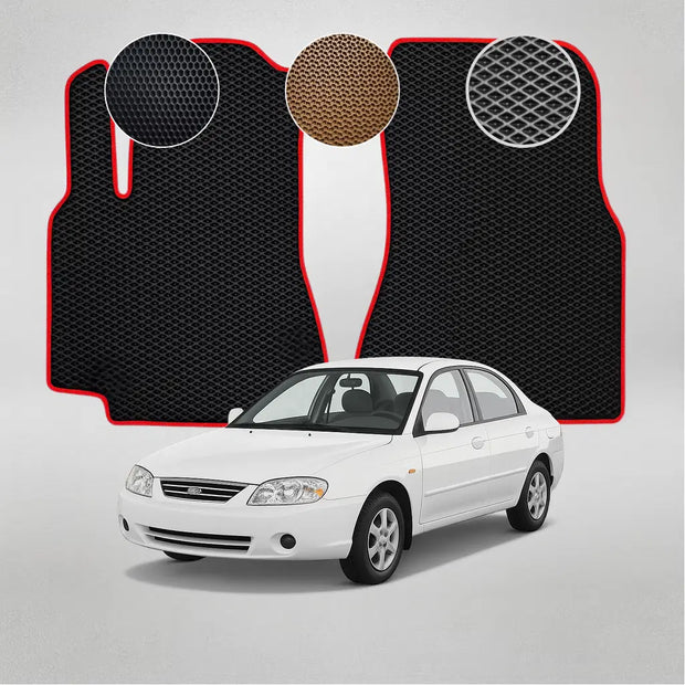 EVA grindų kilimėliai, skirti „Kia Spectra“ pirmosios kartos sedanui (2000–2011 m.)