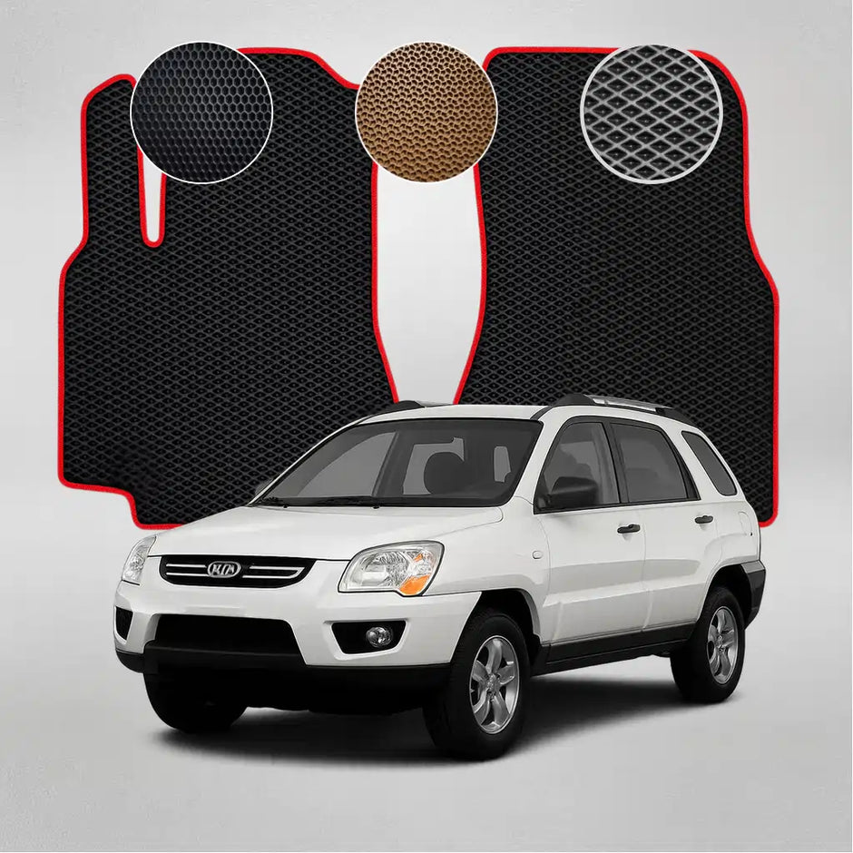 EVA grindų kilimėliai, skirti „Kia Sportage“ antros kartos krosoveriui (2004–2010 m.)