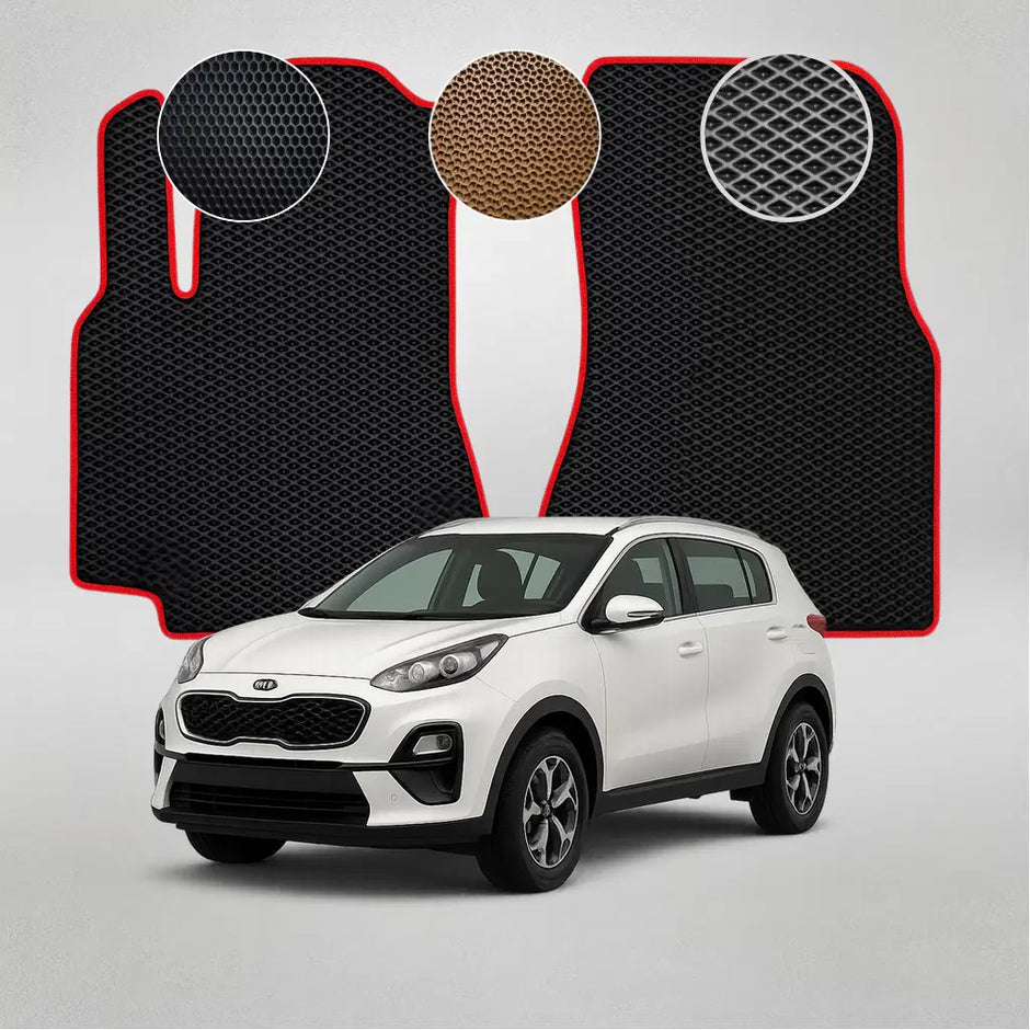 EVA grindų kilimėliai, skirti „Kia Sportage“ 4-osios kartos krosoveriui (2015–2021 m.)