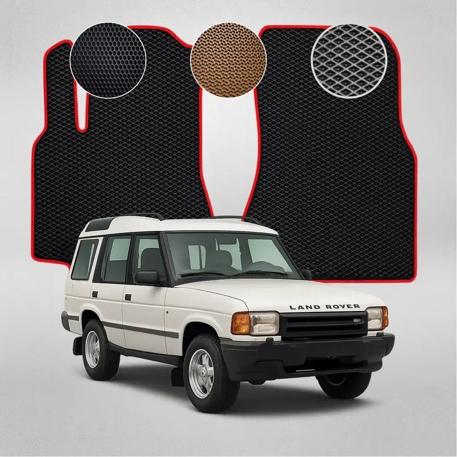EVA grindų kilimėliai, skirti „Land Rover Discovery 1“ pirmosios kartos krosoveriui (1989–1999 m.)