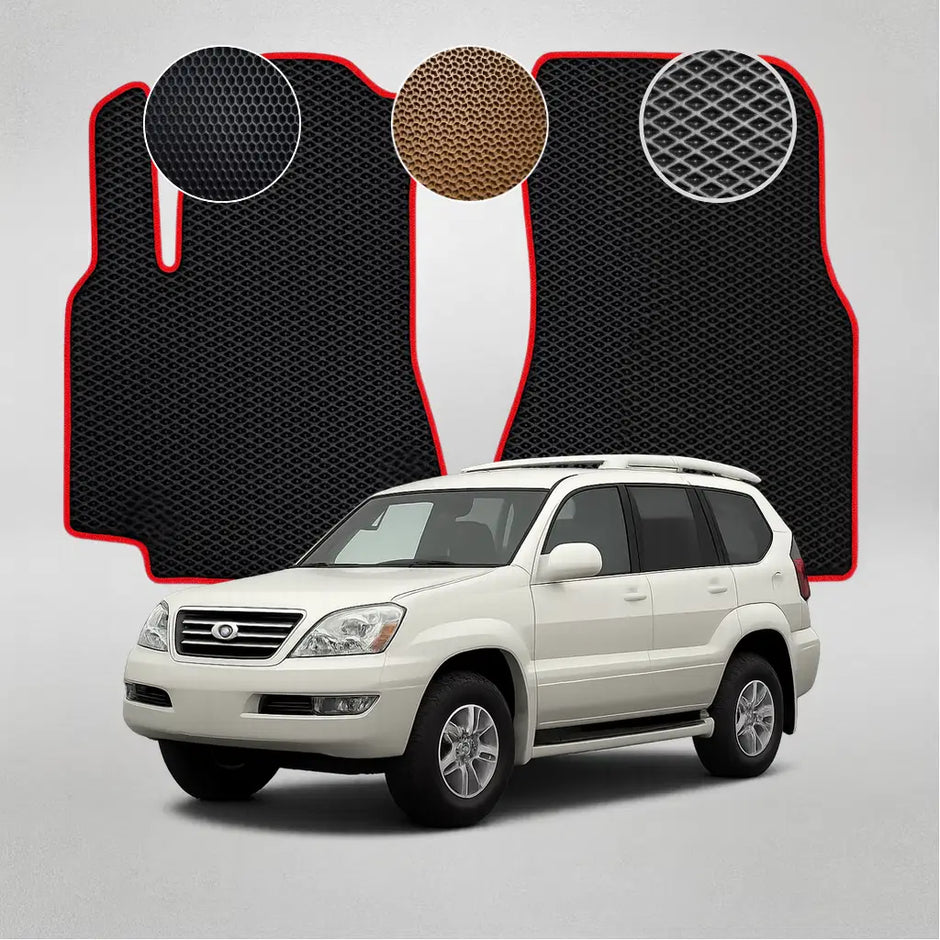 EVA grindų kilimėliai, skirti „Lexus GX“ pirmosios kartos krosoveriui (2002–2009 m.)