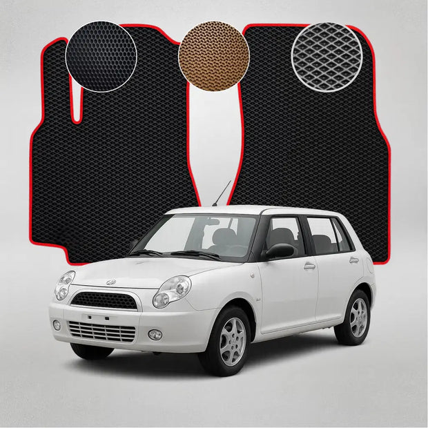 EVA kilimėliai, skirti „Lifan 320“ / „Smily“ pirmos kartos hečbekui (nuo 2008 m.)