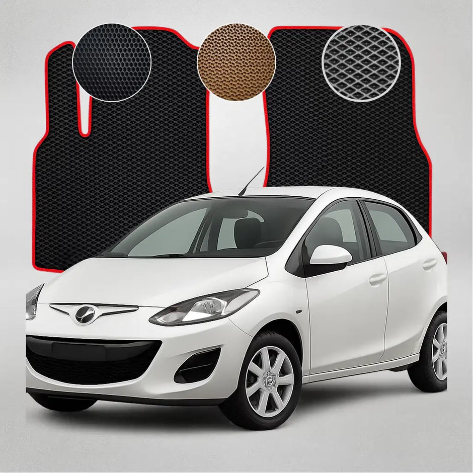 EVA kilimėliai, skirti „Mazda 2“ antros kartos hečbekui (2007–2014 m.)