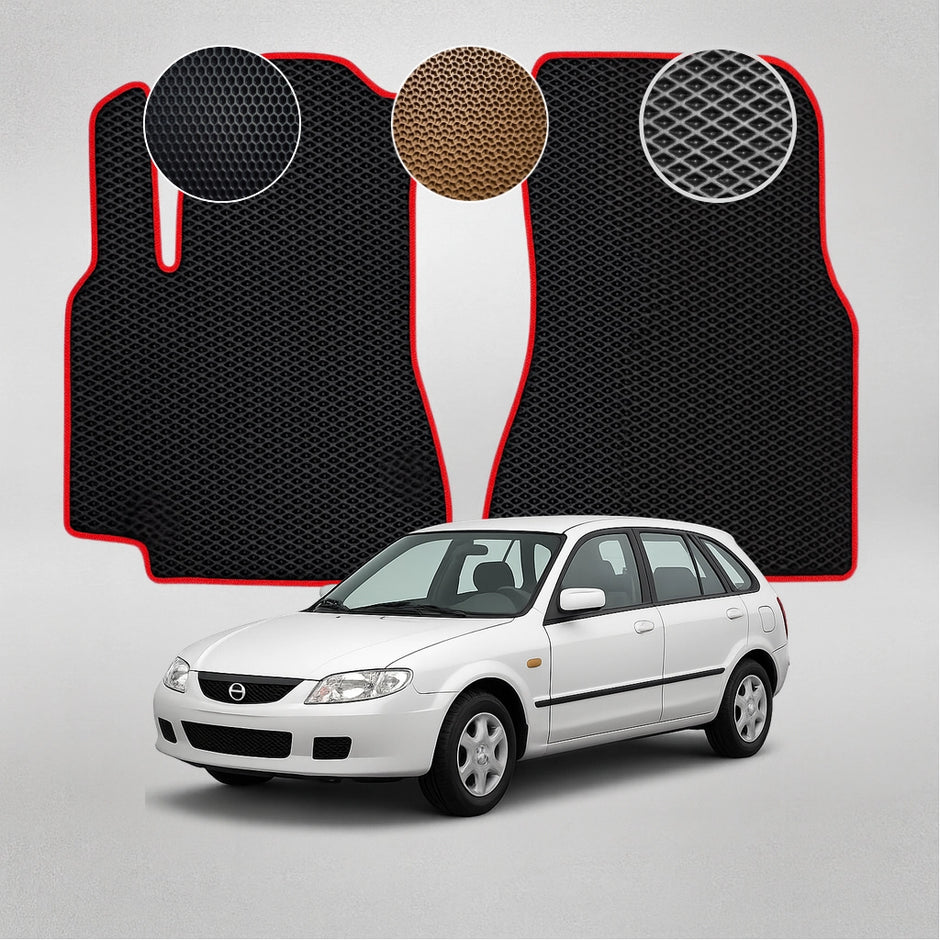 EVA kilimėliai, skirti „Mazda 323“ 6-osios kartos hečbekui (1998–2003 m.)